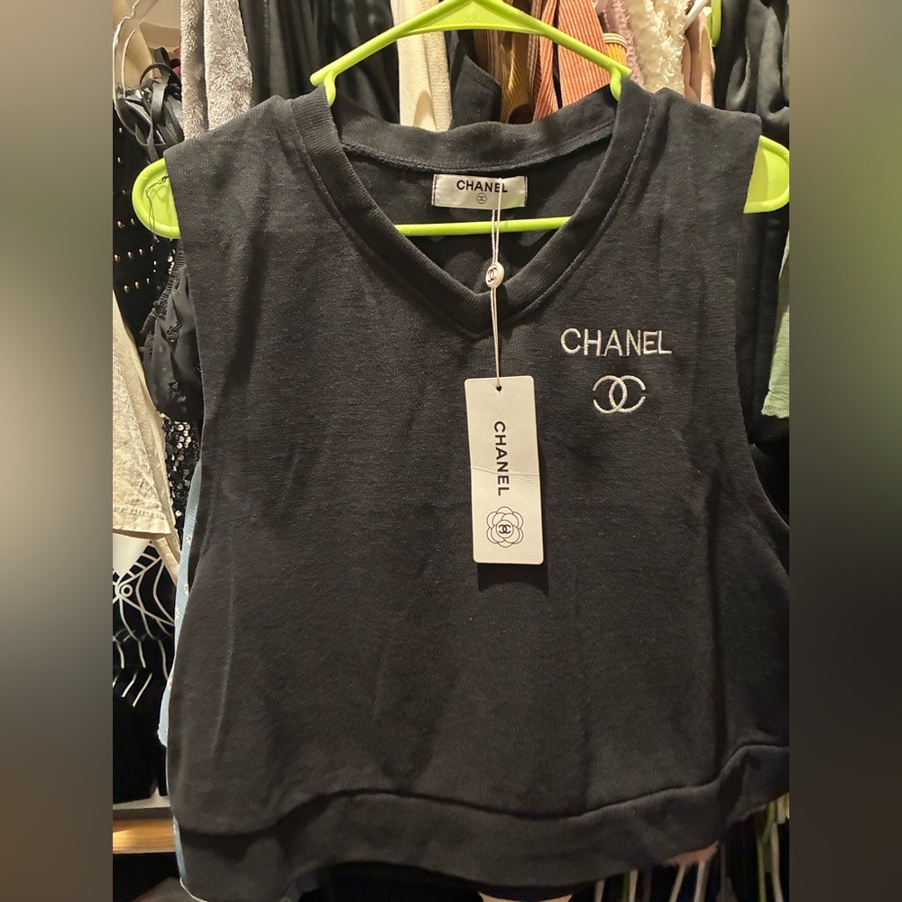 Chanel tank /Sleeveless Top